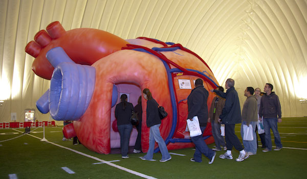 MEGA Inflatables Health Fair Exhibit
